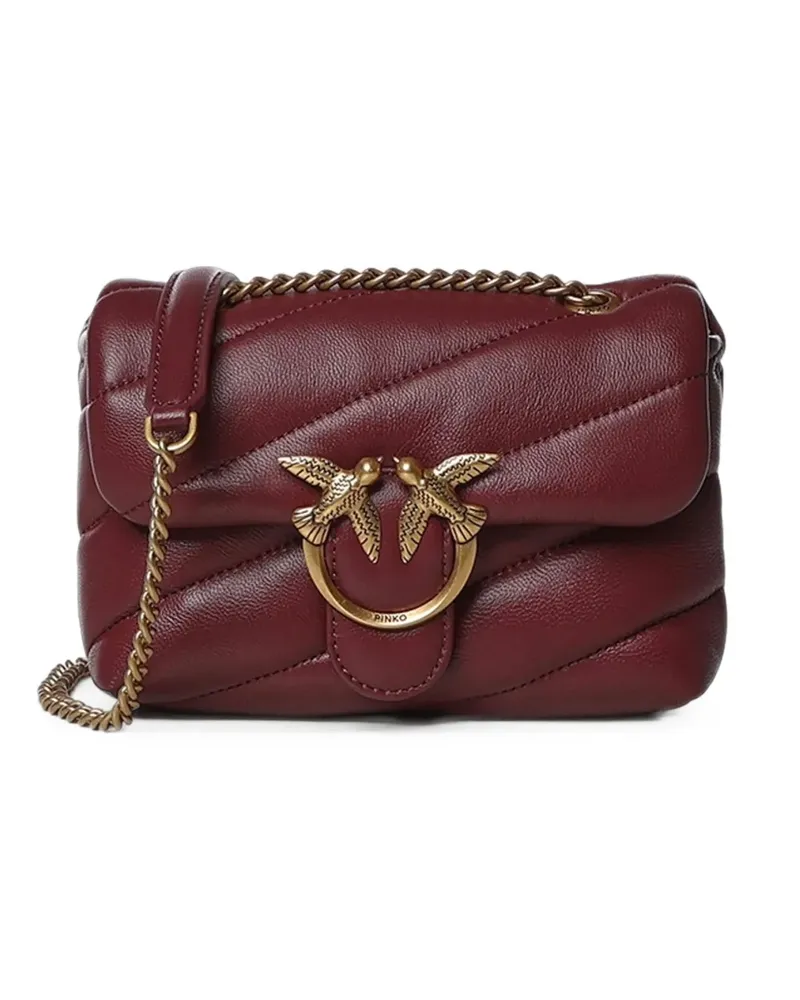 Pinko quilted Love Birds shoulder bag - Rot Rot