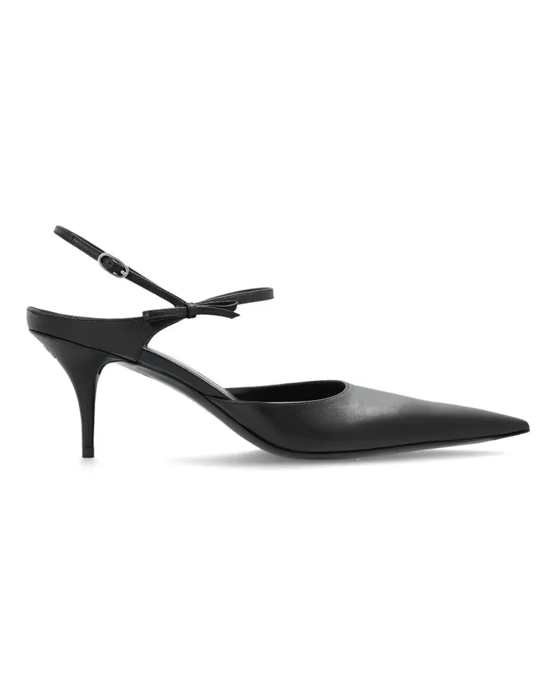Balenciaga Avenue Slingback-Pumps mit Schleife - Schwarz Schwarz