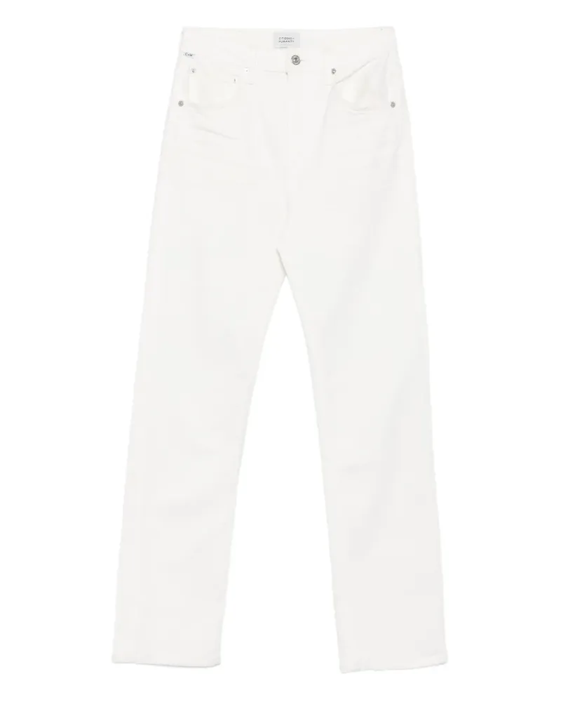 Citizens of humanity Jeans mit Logo-Patch - Weiß Weiß