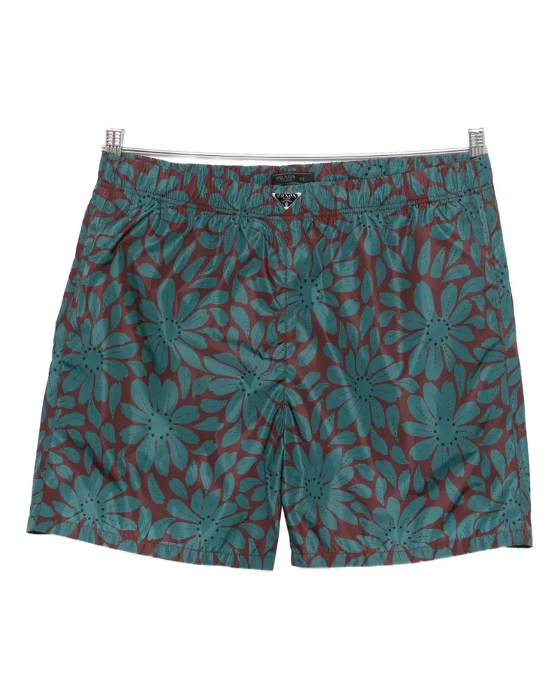 Prada floral swim shorts - Braun Braun