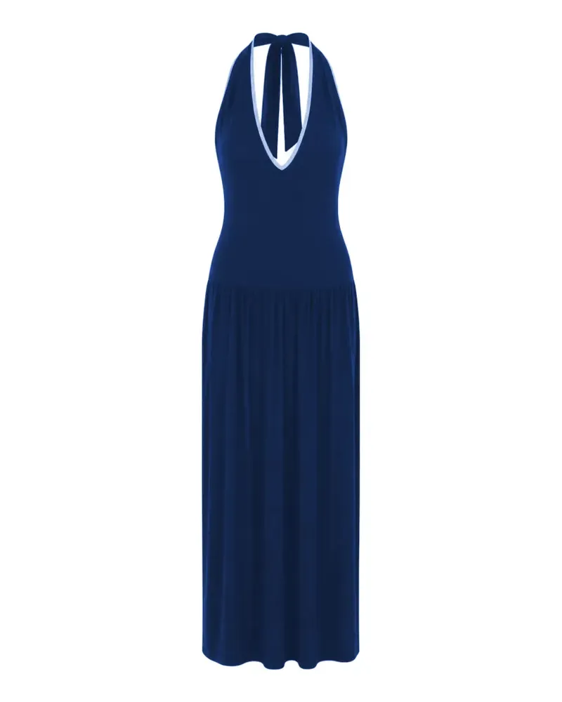 Baobab Collection Donata Maxikleid mit Neckholder - Blau Blau