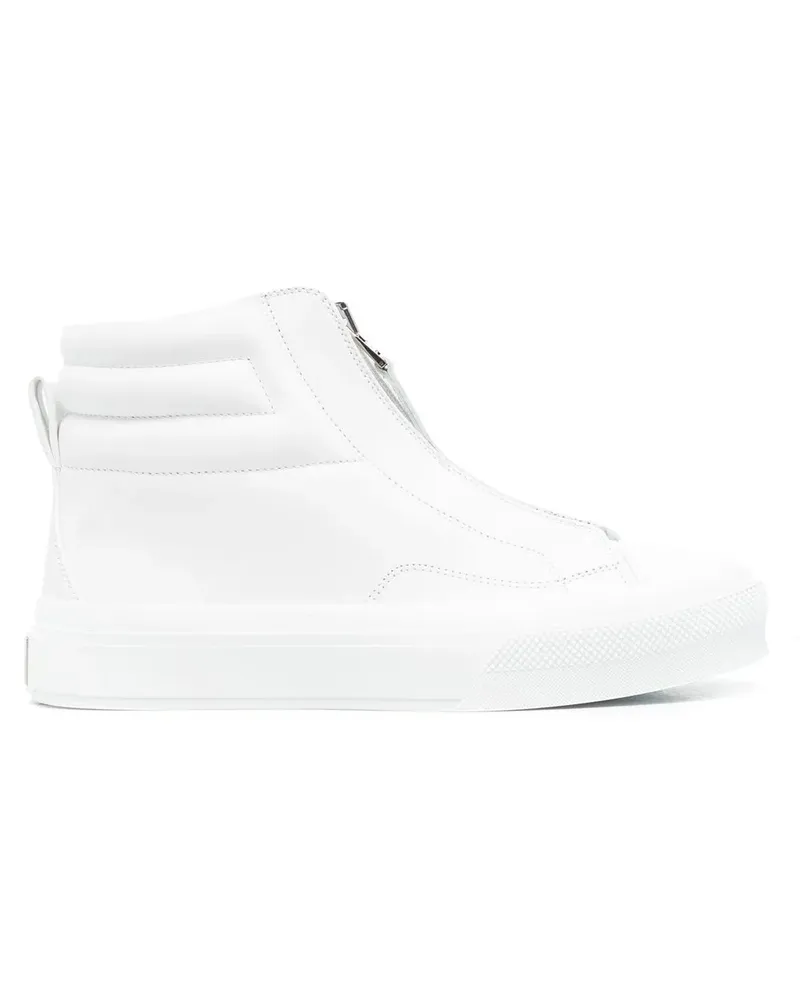 Givenchy High-Top-Sneakers mit Reißverschluss - Weiß Weiß