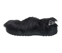 x Chito faux-fur clogs - Schwarz