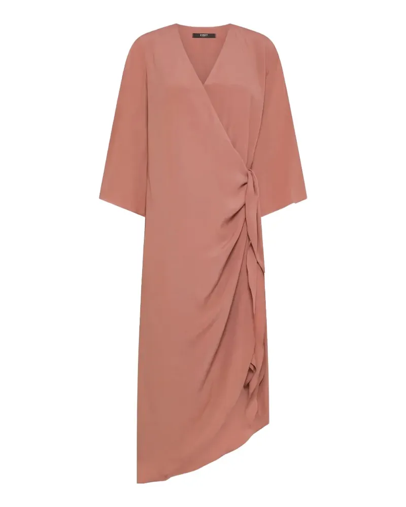 Seventy wrap-style asymmetric dress - Rosa Rosa