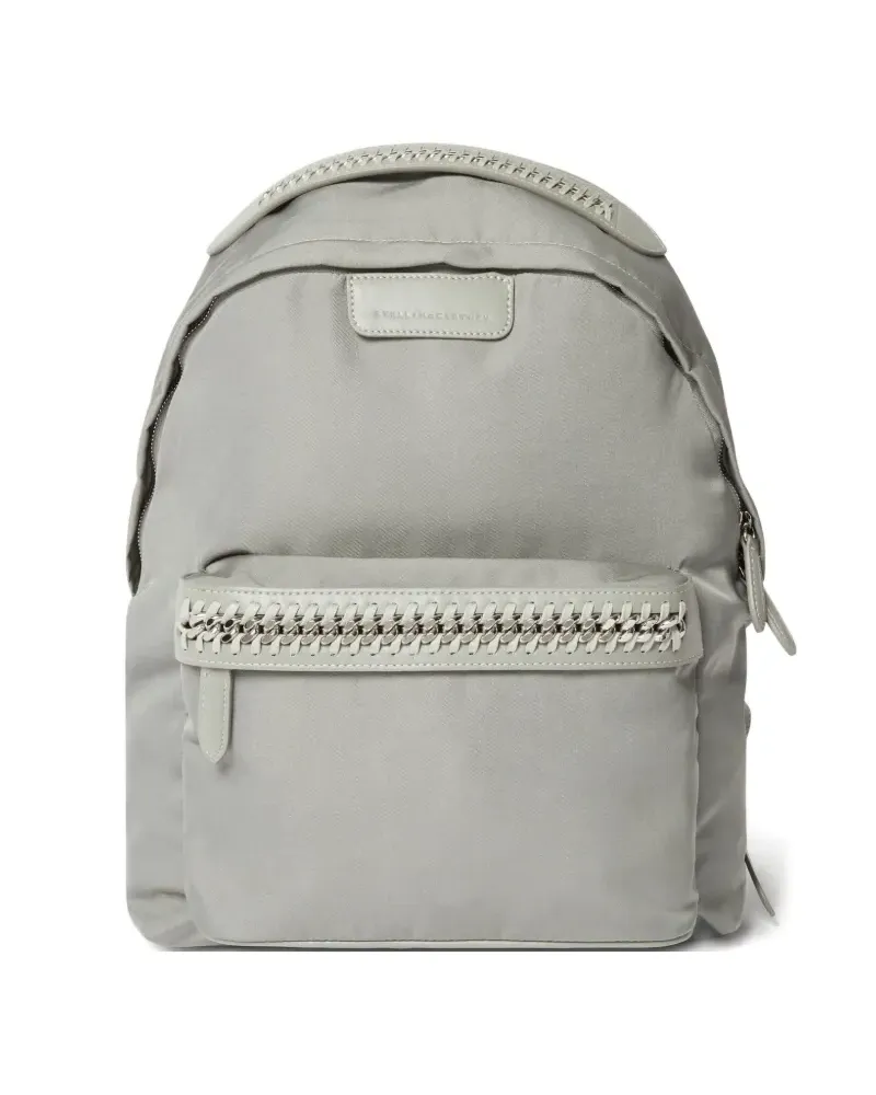 Stella McCartney chain-trimmed backpack - Grau Grau