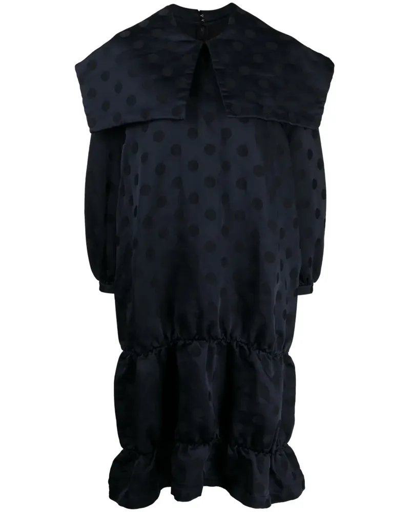 Comme des Garçons Kleid mit Polka Dots - Blau Blau