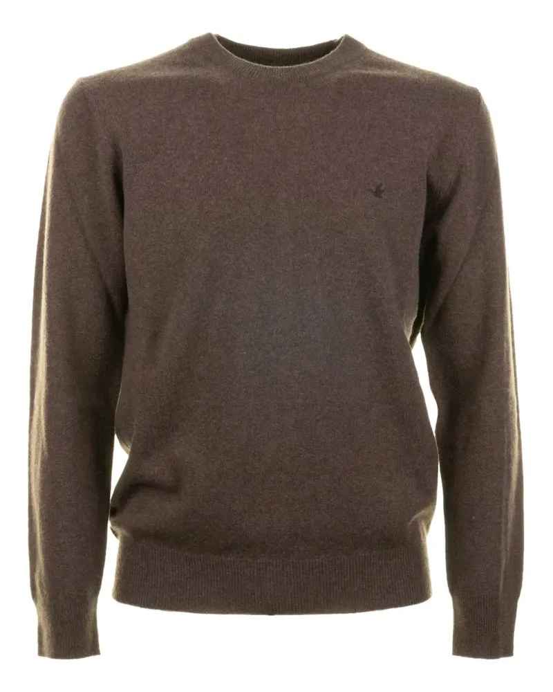 Brooksfield Pullover mit Rundhalsausschnitt - Braun Braun