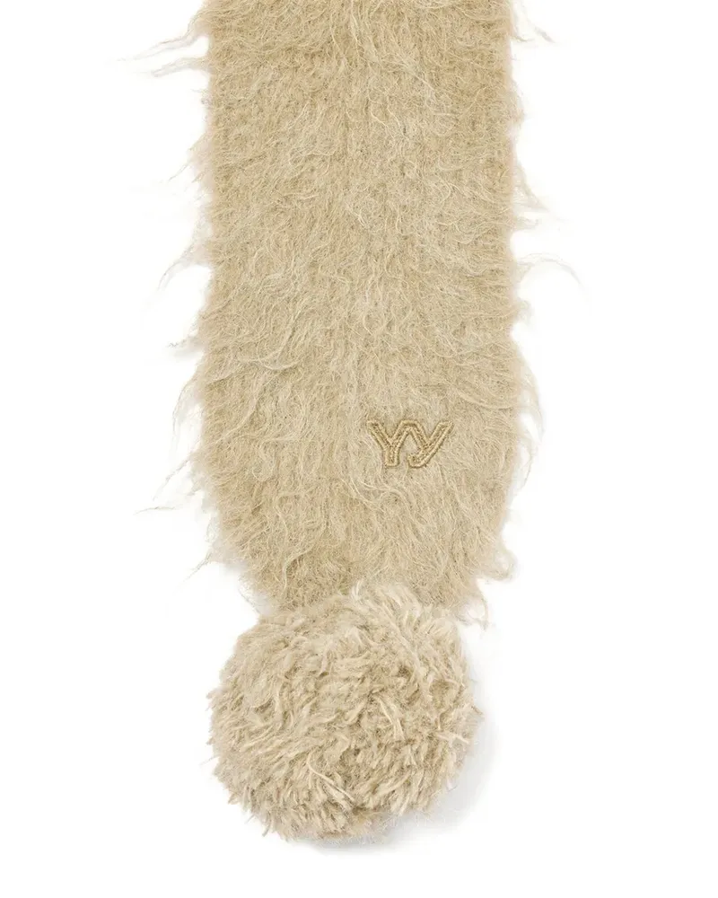 OPEN YY Schal mit Pompon - Nude Nude