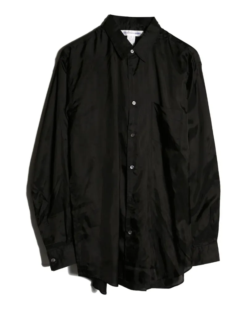 Comme des Garçons chest-pocket long-sleeve shirt - Schwarz Schwarz