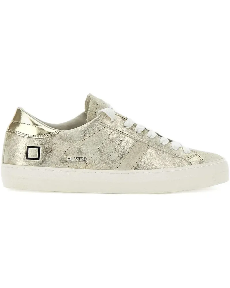 D.A.T.E. Sneakers aus Leder - Gold Gold