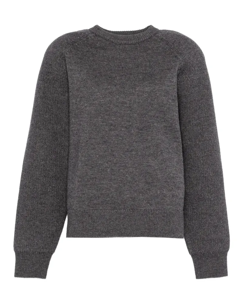 FRANKIE Shop Pullover mit Raglanärmeln - Grau Grau