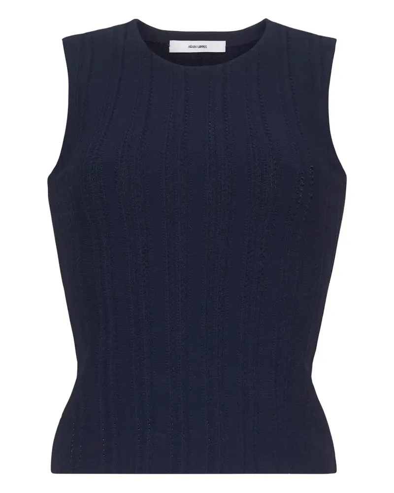 Adam Lippes Brynn Top - Blau Blau