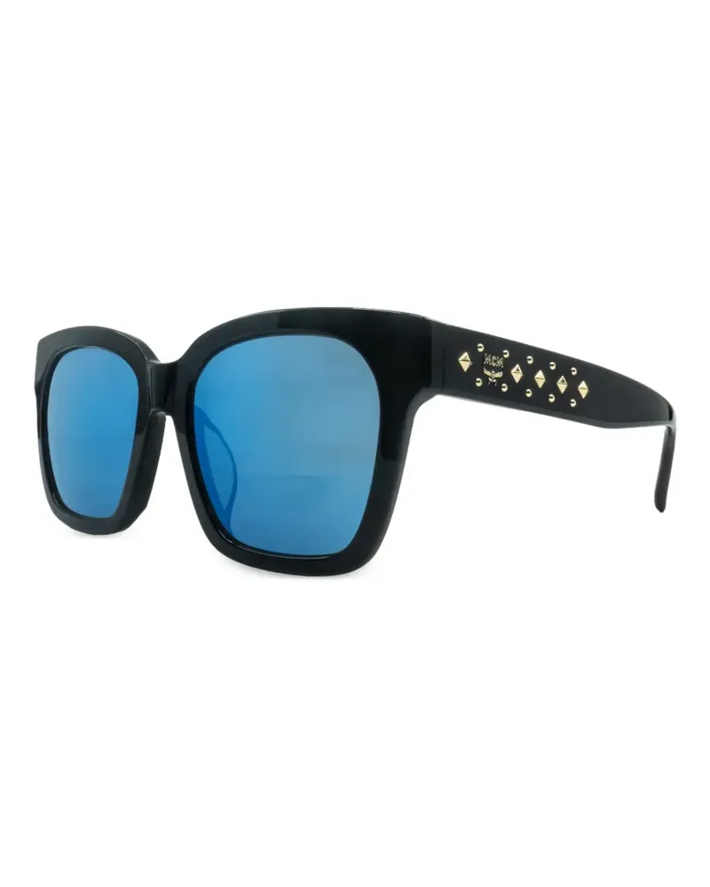 MCM Cat-Eye-Sonnenbrille mit Nieten - Schwarz Schwarz