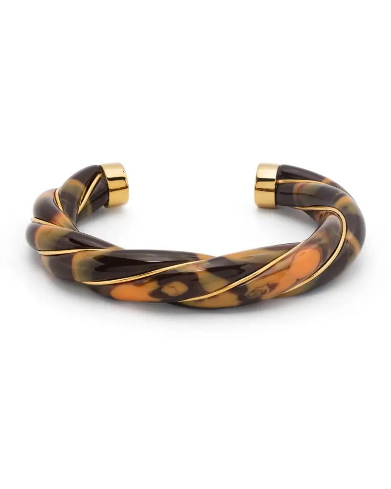 Aurélie Bidermann Diana tiger eye bracelet - Gold Gold