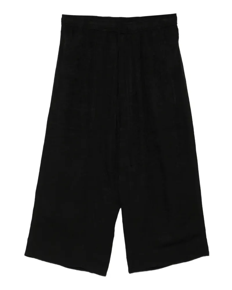 Julius cropped trousers - Schwarz Schwarz