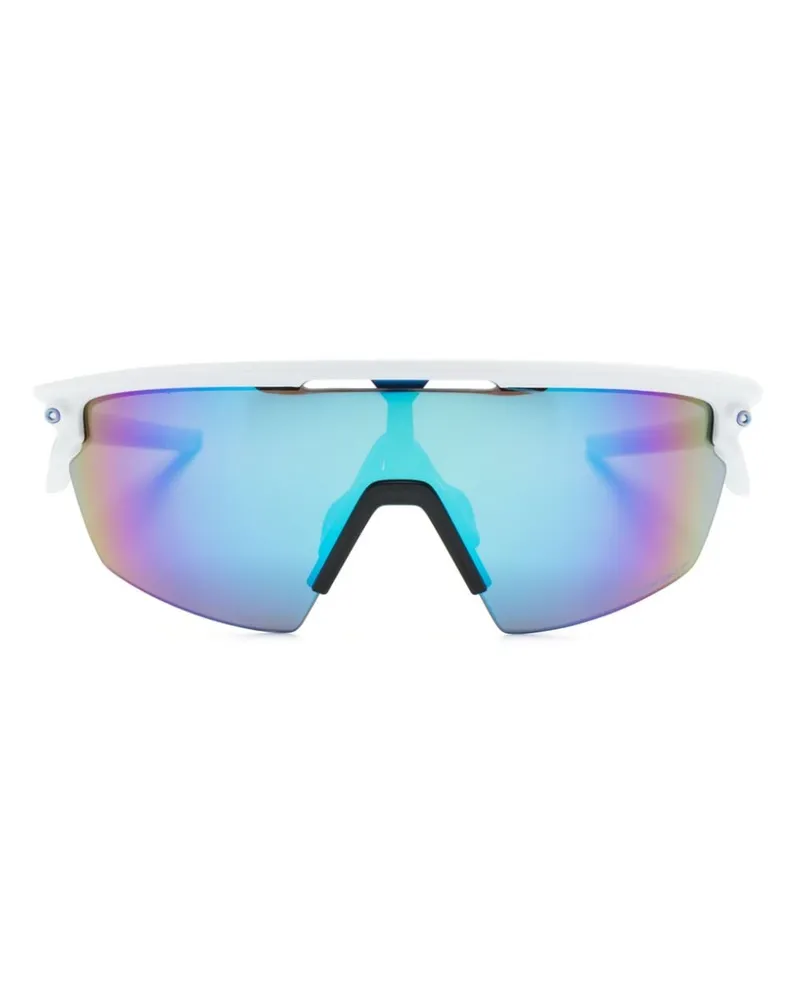 Oakley Sphaera Sonnenbrille mit Oversized-Gestell - Weiß Weiß