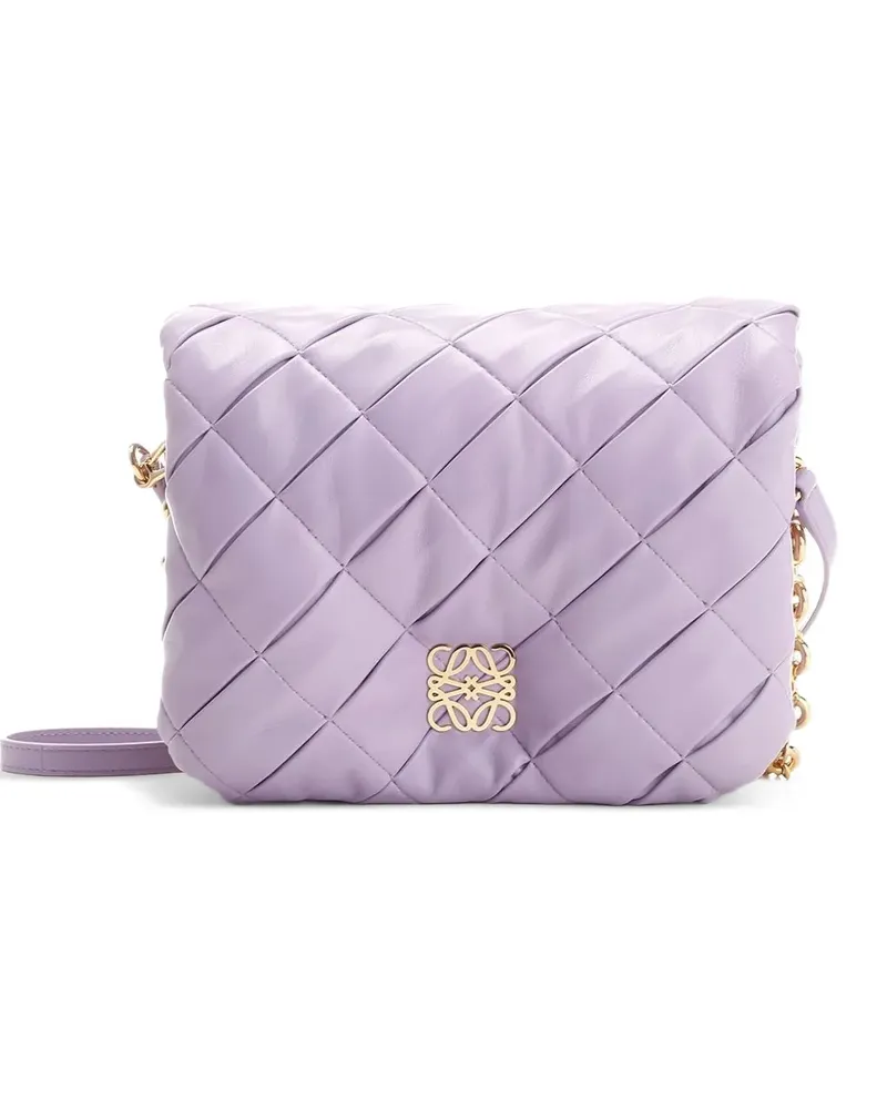 Loewe Goya padded leather shoulder bag - Violett Violett