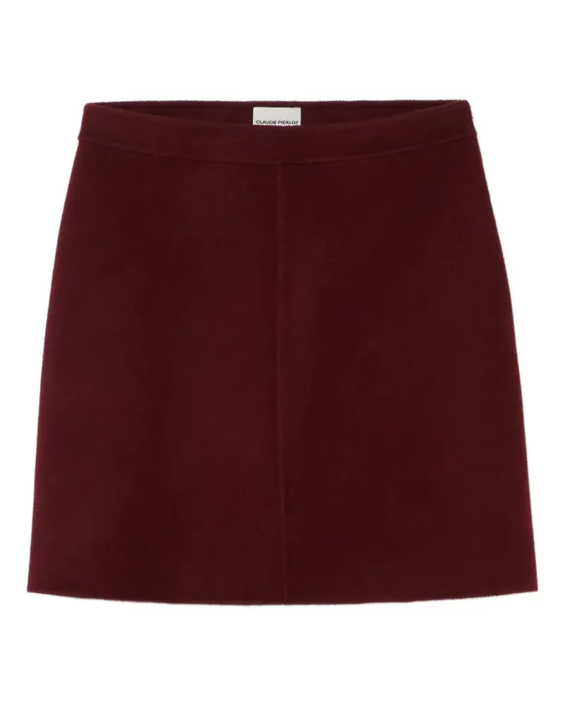 Claudie Pierlot Minirock aus Wolle - Rot Rot