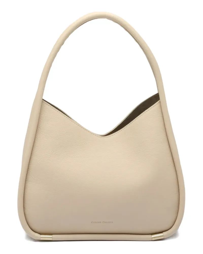 Officine Creative Italia Cabala leather shoulder bag - Nude Nude