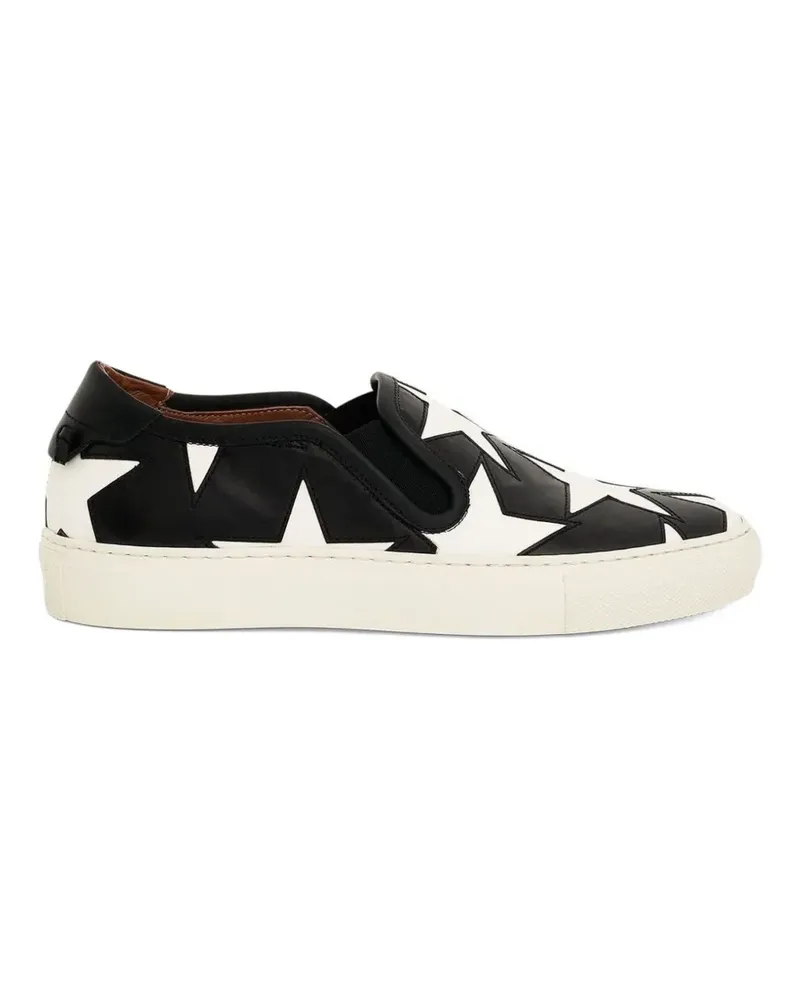 Givenchy Slip-On-Sneakers mit Sternen - Schwarz Schwarz