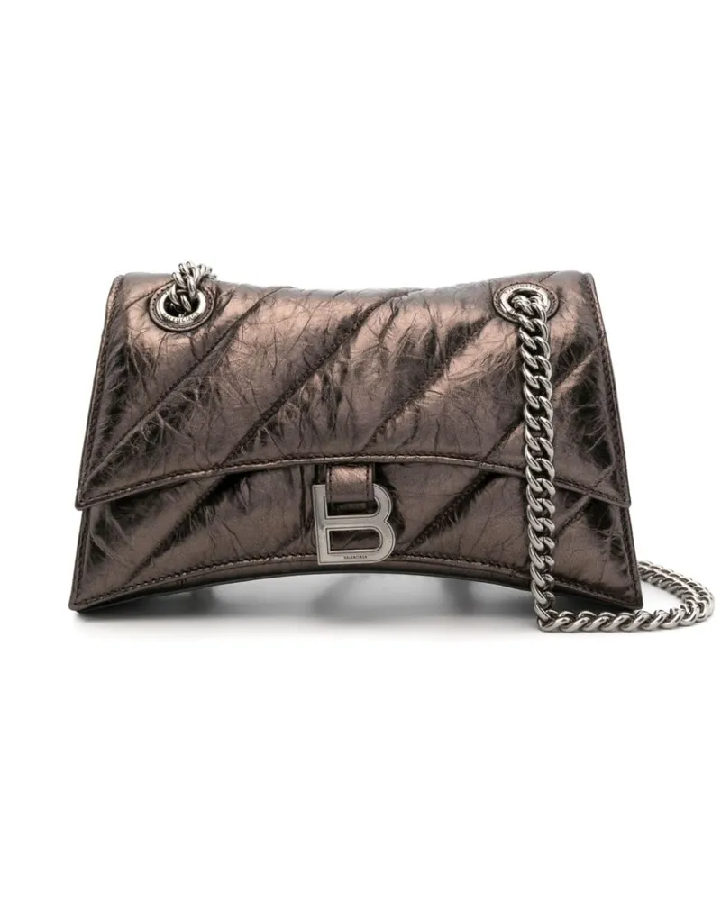 Balenciaga Kleine Crush Schultertasche - Braun Braun