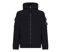 Kapuzenjacke mit Reißverschluss - Schwarz