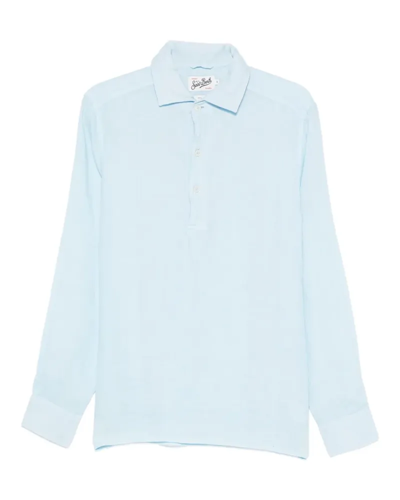 MC2 Saint Barth Raphael long-sleeve polo shirt - Blau Blau