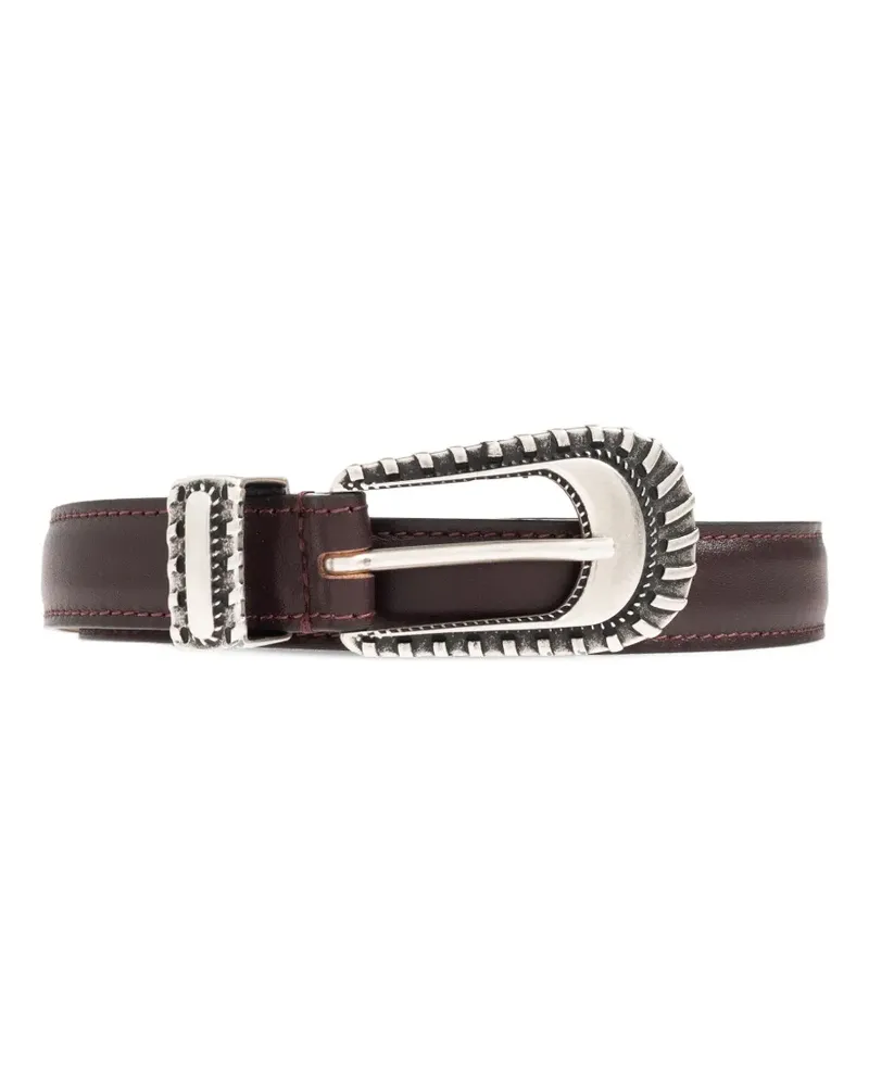 IRO textured buckle belt - Rot Rot