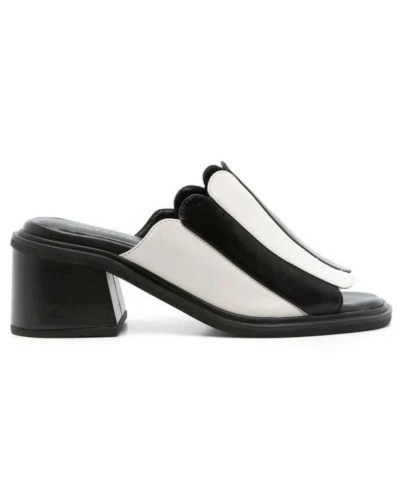 Sarah Chofakian Studio Mules 125mm - Schwarz Schwarz