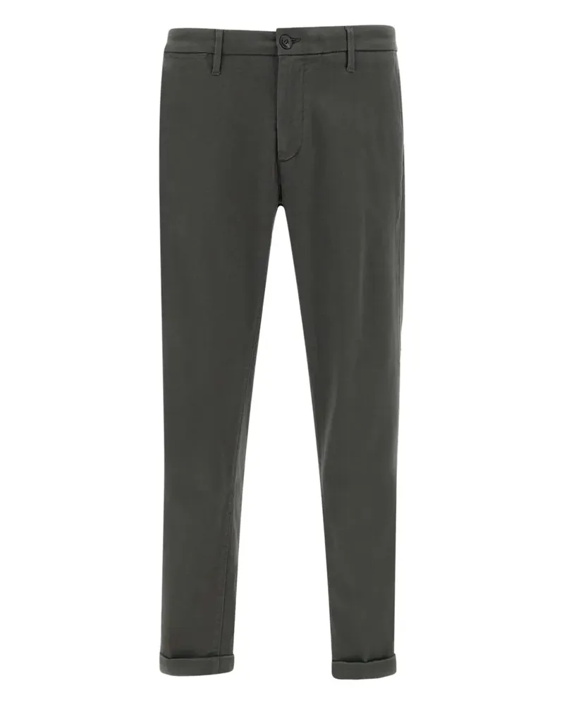 Re-HasH Chino mit umgeschlagenem Saum - Grau Grau