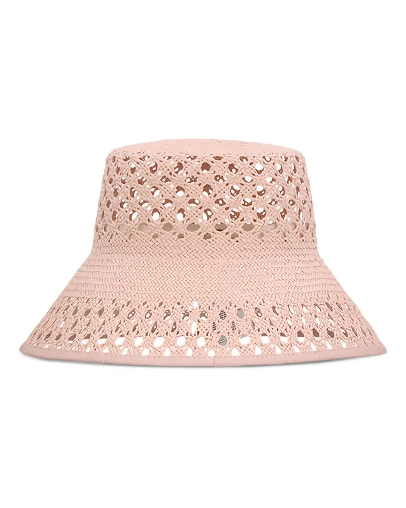 Max Mara Hut mit Lochmuster - Rosa Rosa