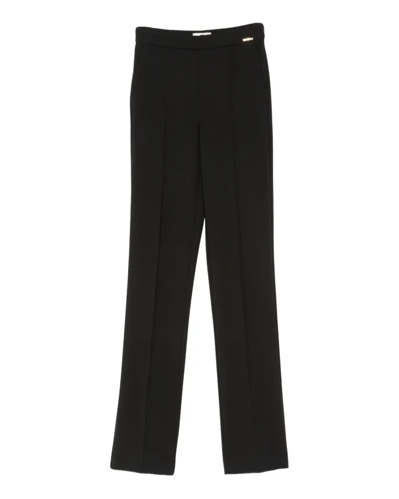 Elisabetta Franchi pressed-crease tailored trousers - Schwarz Schwarz