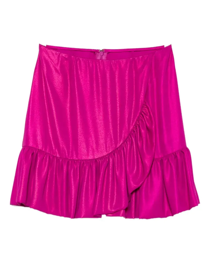 Parlor ruffled-hem mini skirt - Rosa Rosa