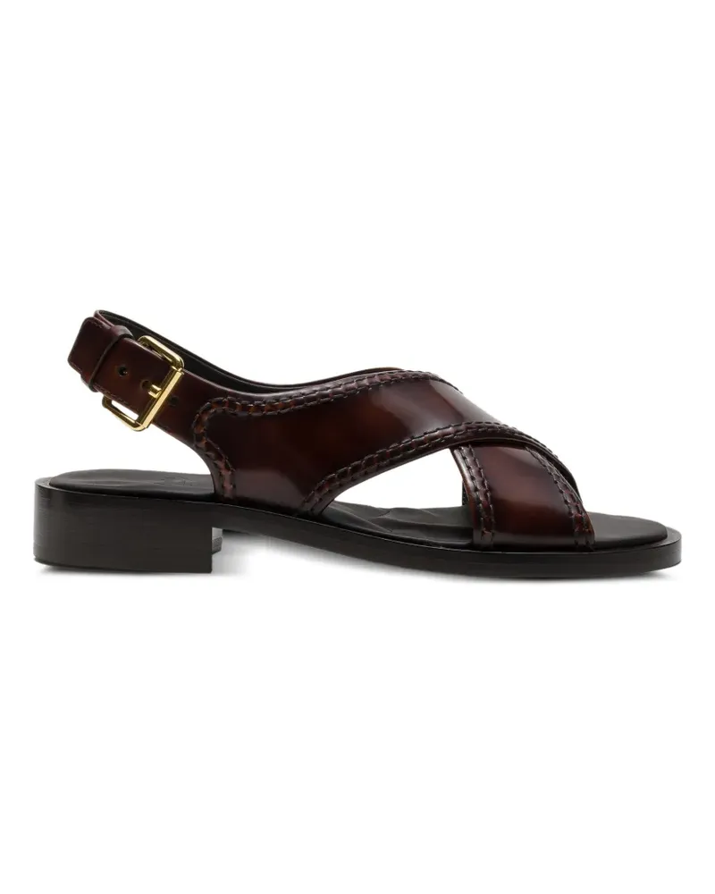 Church's Sondra Sandalen mit überkreuzten Riemen - Braun Braun