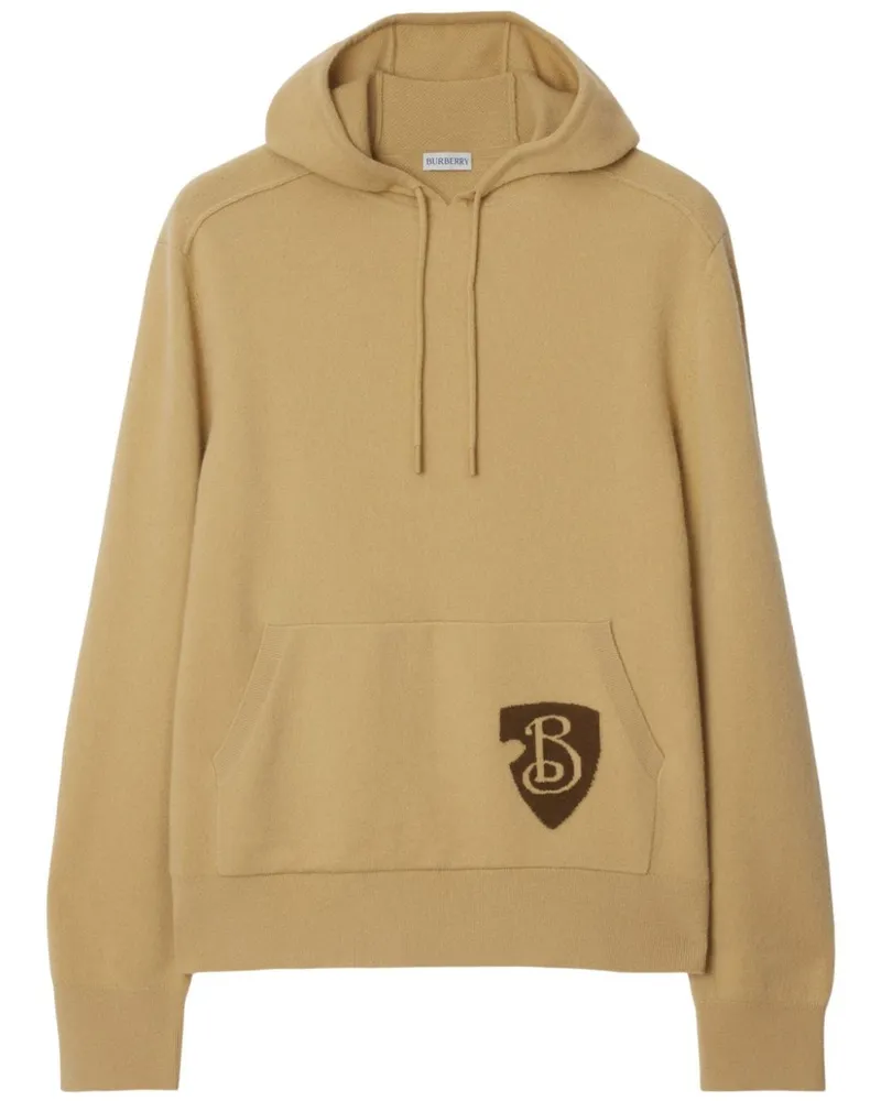 Burberry B Shield Hoodie - Nude Nude