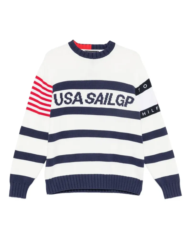 Tommy Hilfiger striped sweater - Weiß Weiß