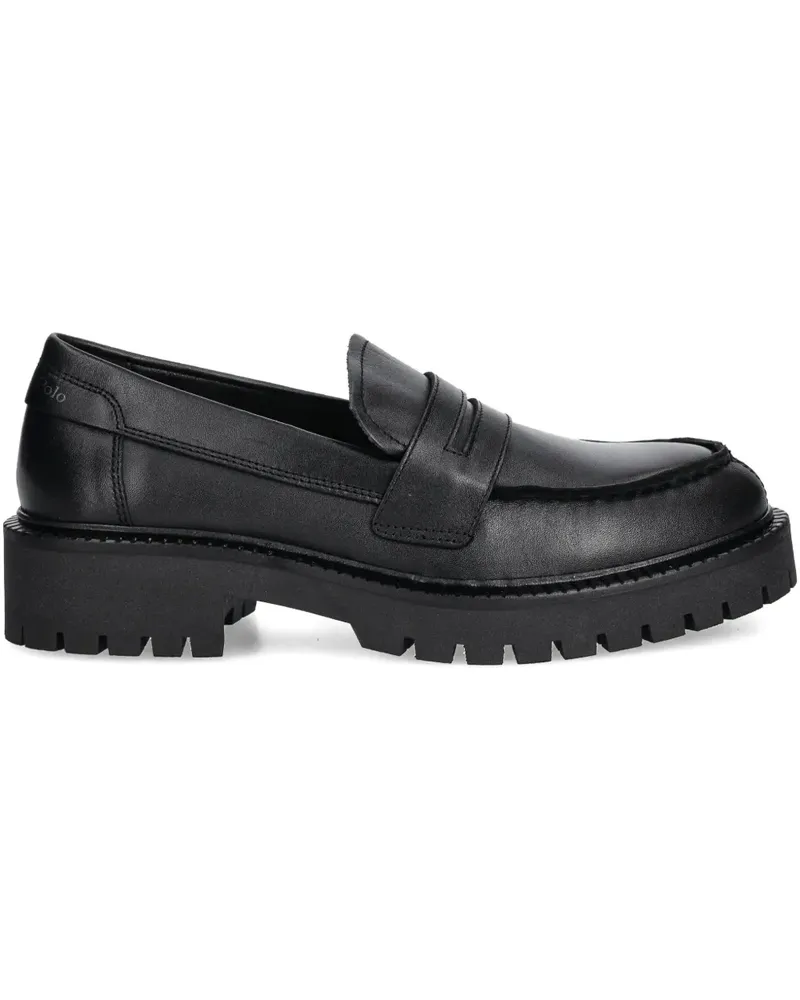 Marc O'Polo leather loafers - Schwarz Schwarz