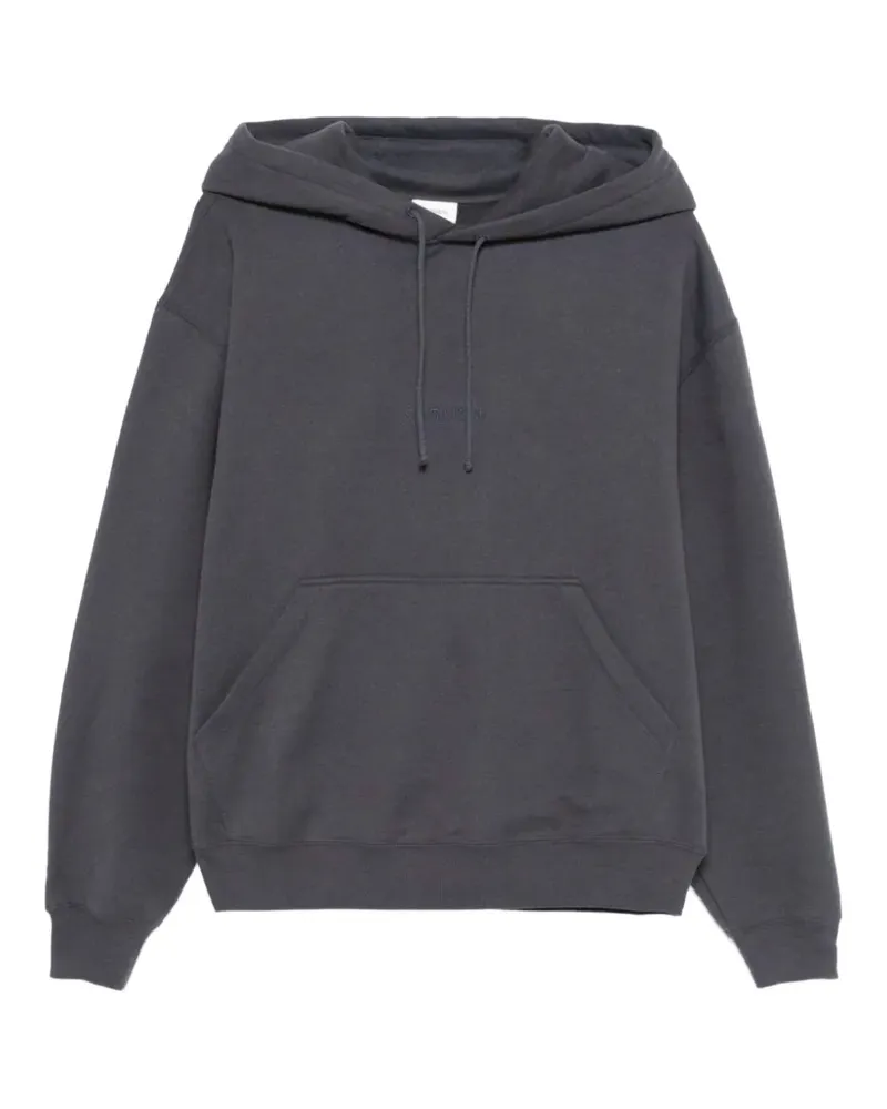 Saint Laurent pouch-pocket hoodie - Grau Grau