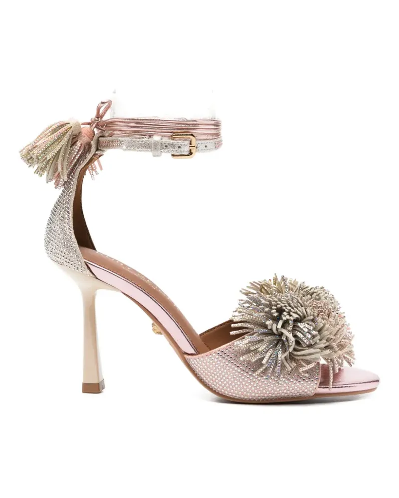 Kurt Geiger pom-pom leather sandals - Rosa Rosa