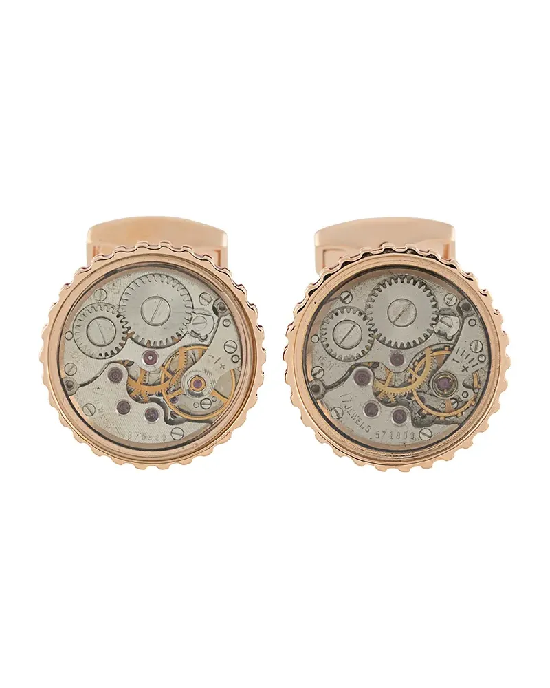 Tateossian Skeleton' Manschettenknöpfe - Gold Gold