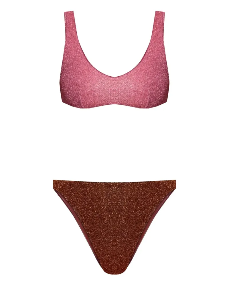 Oséree Bikini mit Glitter - Rosa Rosa