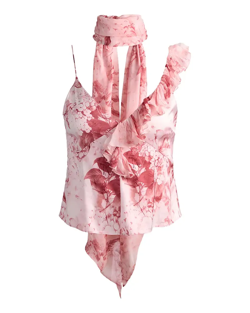 Alice + Olivia Zelda ruffled top - Rosa Rosa