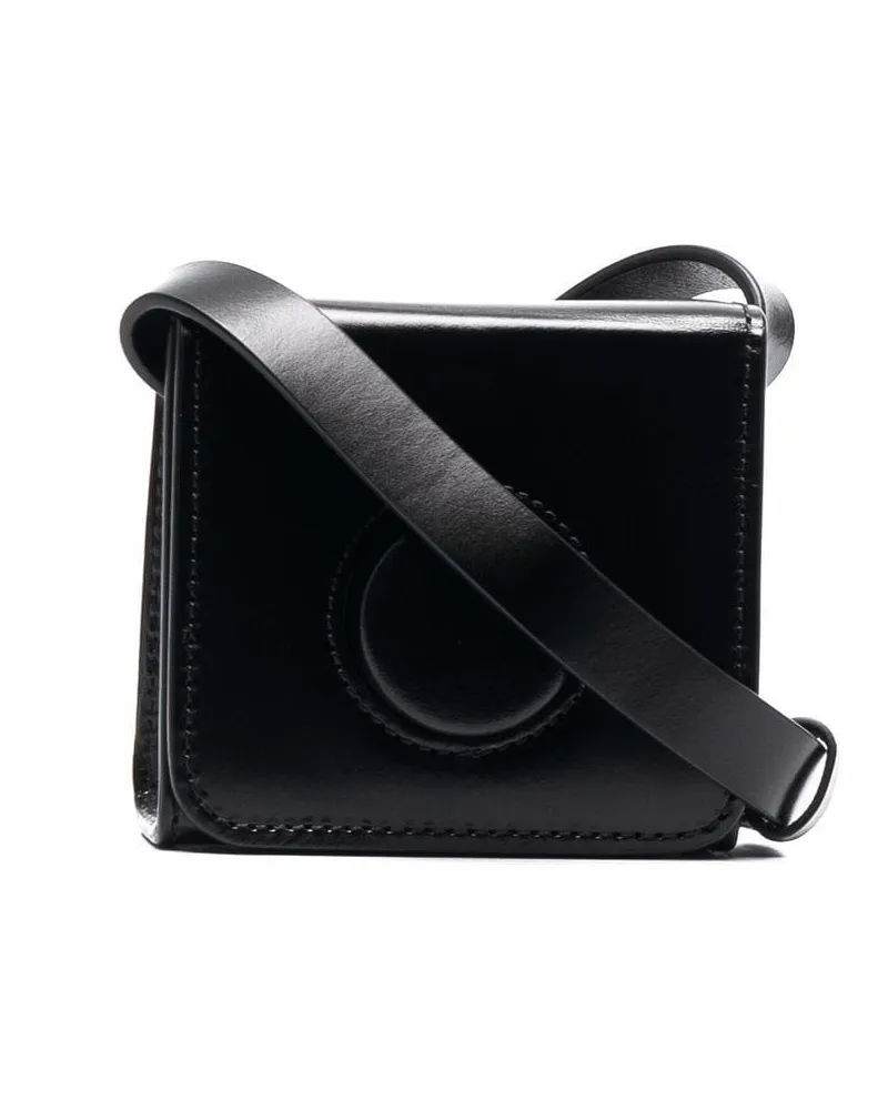 Christophe Lemaire Mini Kameratasche - Schwarz Schwarz