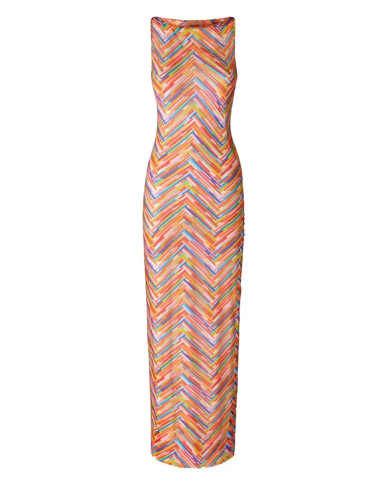 Missoni Maxikleid mit Print - Rosa Rosa