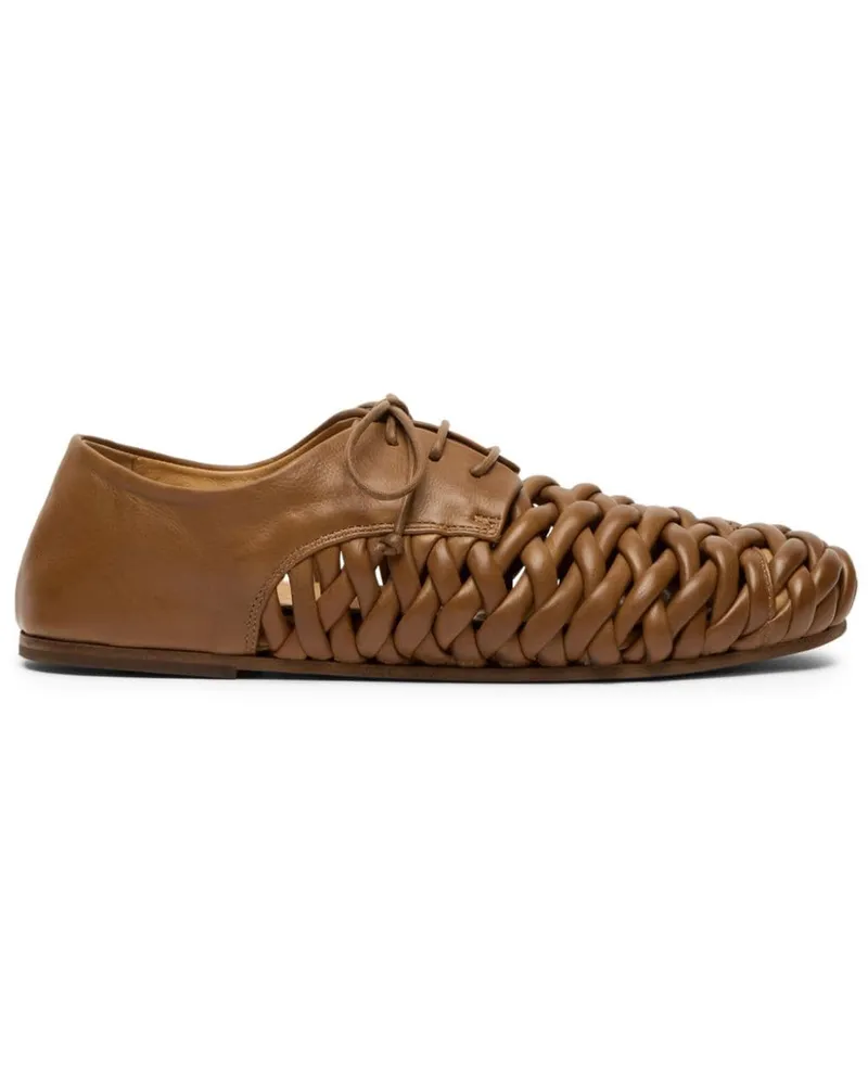 Marsèll Derby-Schuhe mit Webmuster - Braun Braun