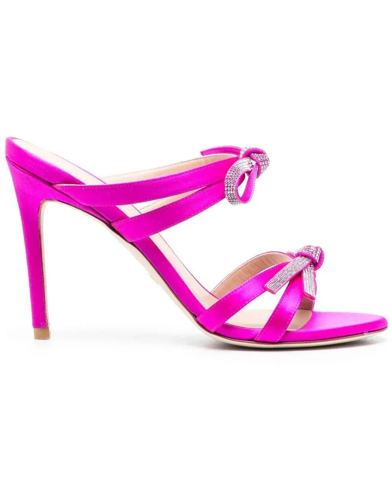 Stuart Weitzman Sandalen mit Schleife 100mm - Rosa Rosa