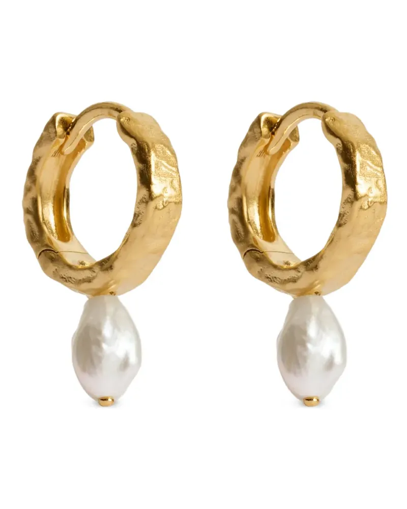 Monica Vinader Capri Perlenohrringe - Gold Gold