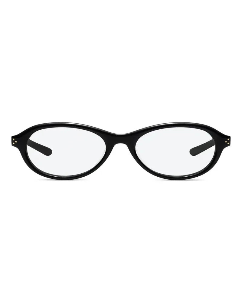 Gentle Monster Beslo Brille mit ovalem Gestell - Schwarz Schwarz