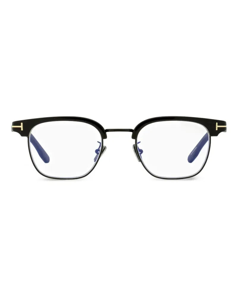Tom Ford TF6016-K-B Brille in Lochstrick - Schwarz Schwarz