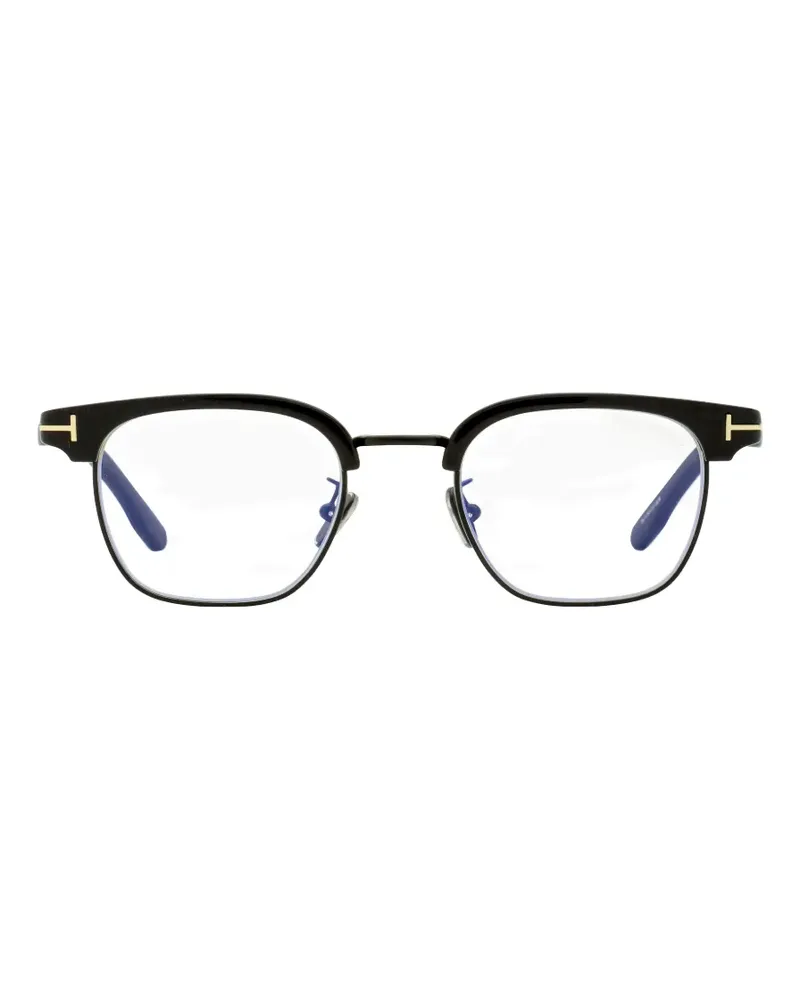 Tom Ford TF6016-K-B browline glasses - Schwarz Schwarz